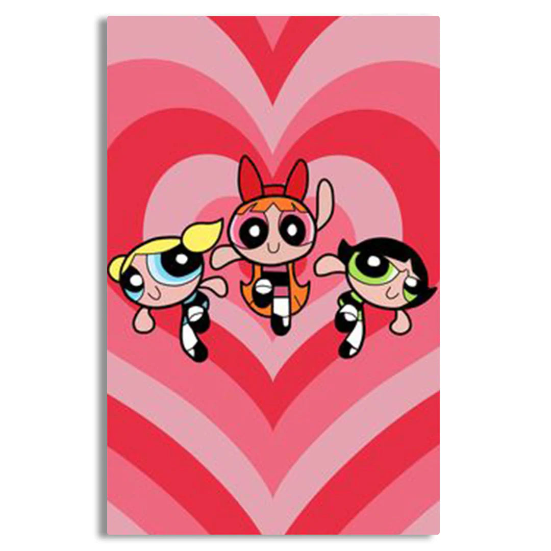 The Powerpuff Girls Canvas Frames Wall Art