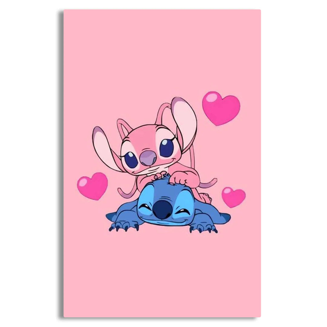 Stitch in love Canvas Frames Wall Art