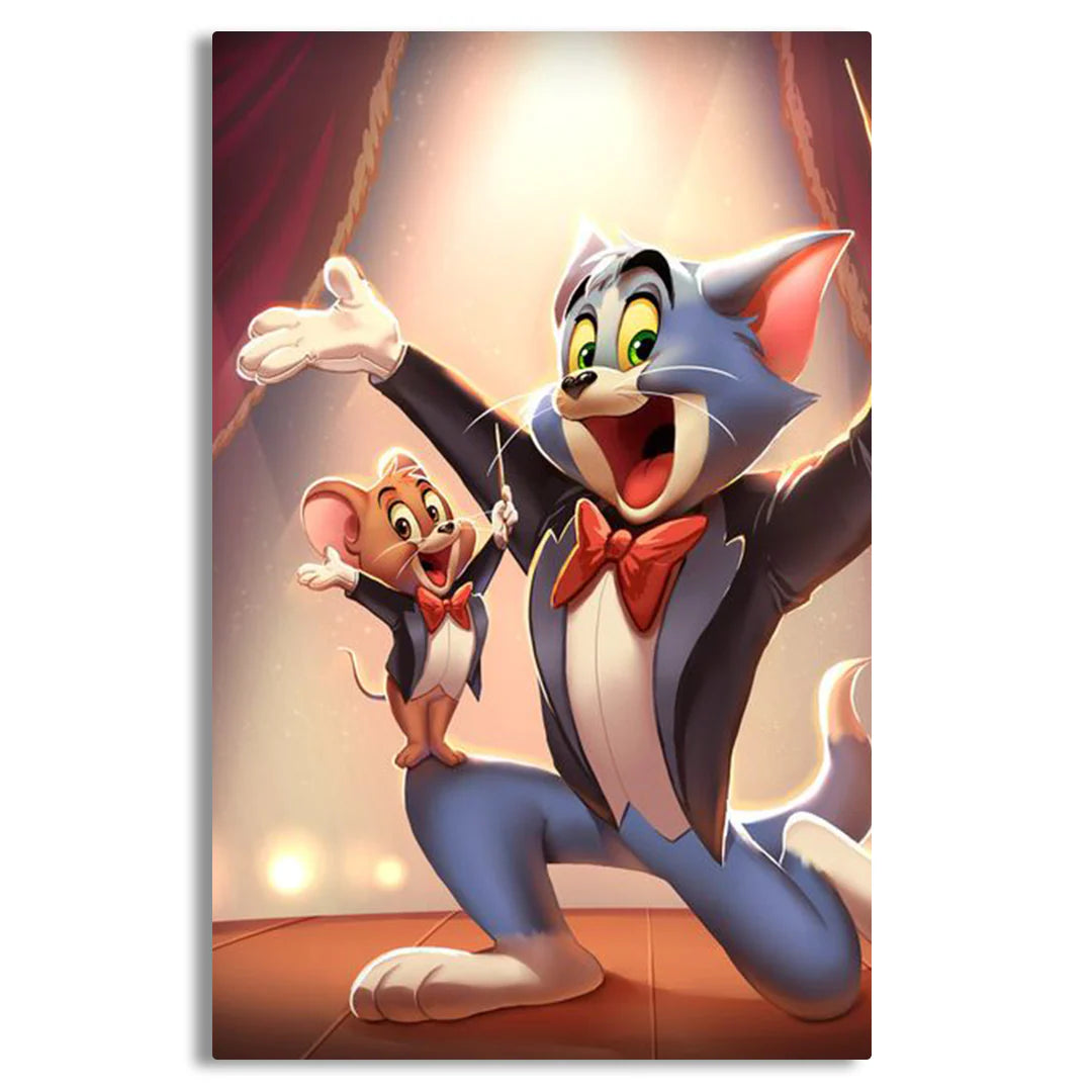 Tom and Jerry Canvas Frames Wall Art