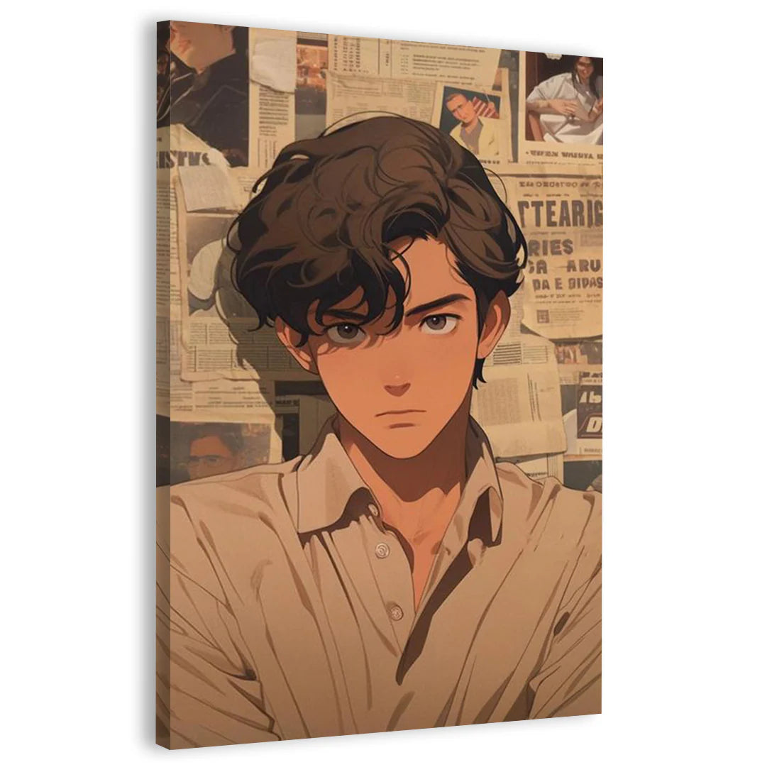 Anime Boy Canvas Frames Wall Art