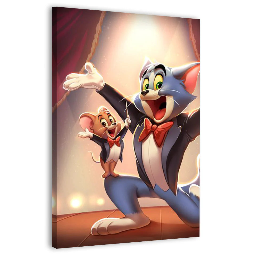 Tom and Jerry Canvas Frames Wall Art
