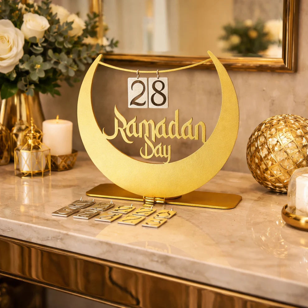 Ramadan Calendar Metal Tabletop Decor-MRC02