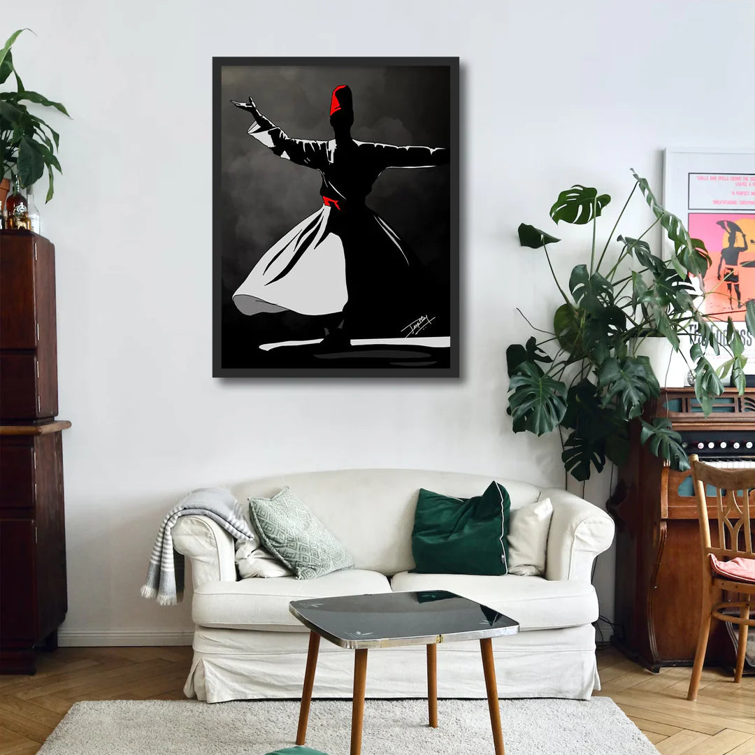 Sufi Whirling Dance Canvas Frames | Wall Art