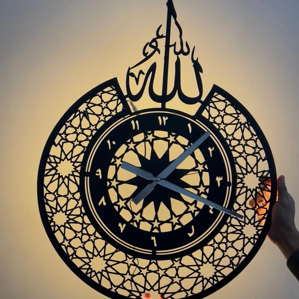 Divine Glow Islamic Clock